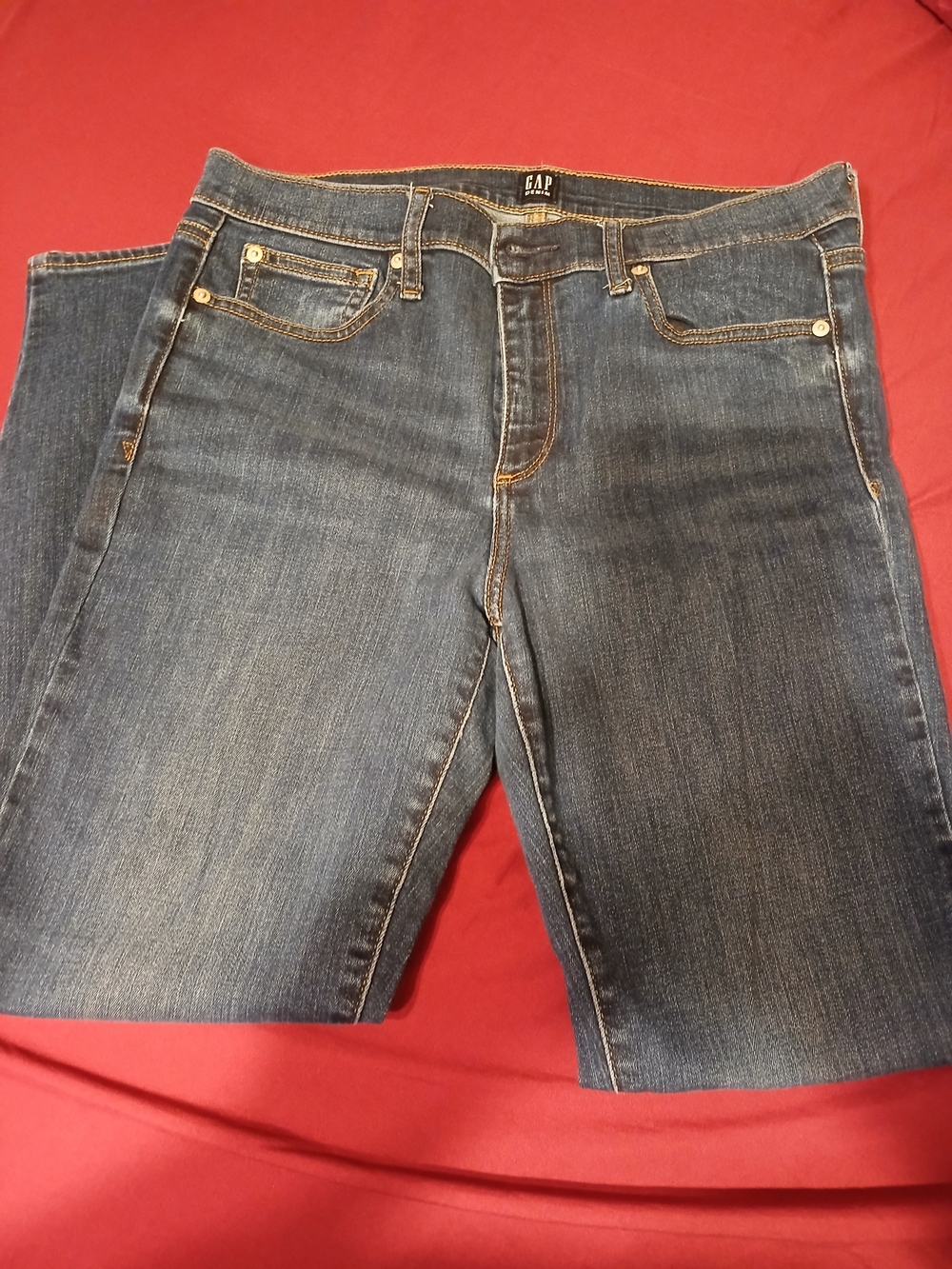 GAP Women's Dark Blue Straight Jeans